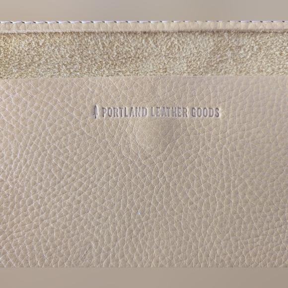 Portland Leather Goods Yellow Leather Trifold Wallet - Picture 5 of 9